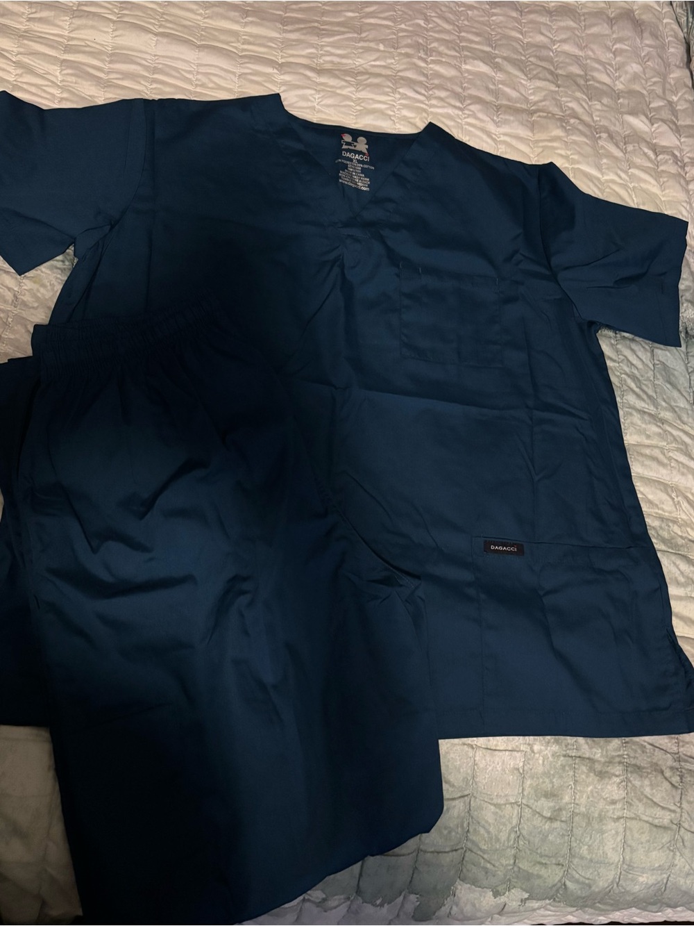 Women’s Turquoise Scrub Top and Pants Set